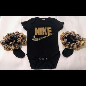 Cheetah print and gold set